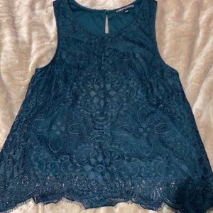 Lace tank top